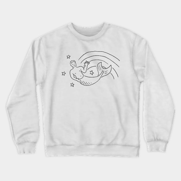 mer-mike - noodle tee Crewneck Sweatshirt by noodletee